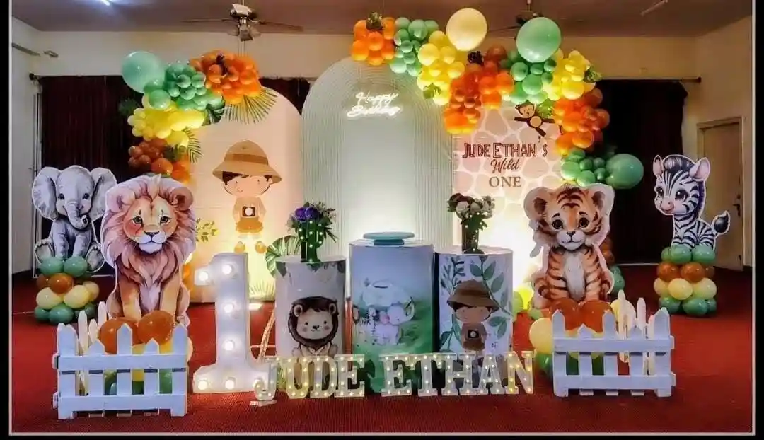 Jungle Theme Little Roars Birthday Decor